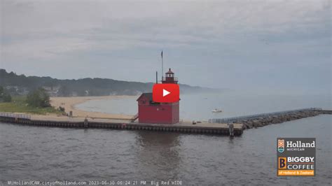 holland state park webcam|spyglass live webcam holland michigan.